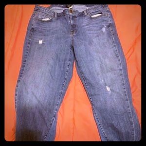 Lane Bryant Cropped Boyfriend Jeans